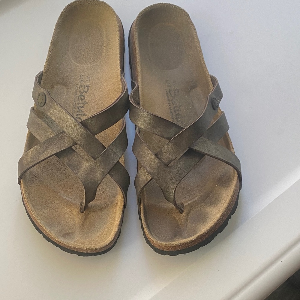Elegant Bronze Women's Sandals